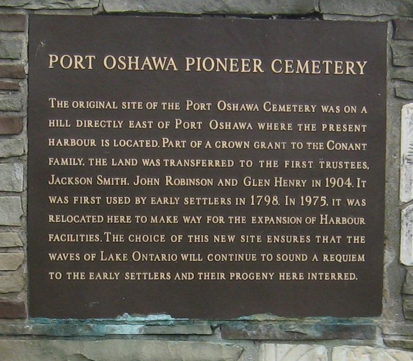 Port Oshawa Pioneer Cemetery